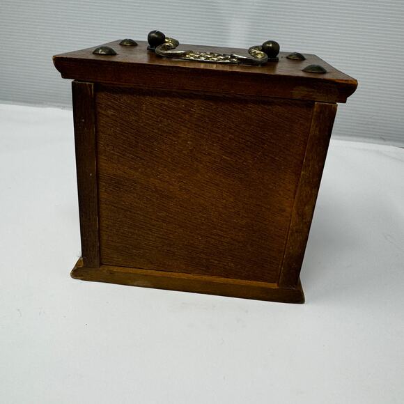 Vintage MCM Wood Coaster Holder with Wood and Cork Coasters‎ - Picture 4 of 7